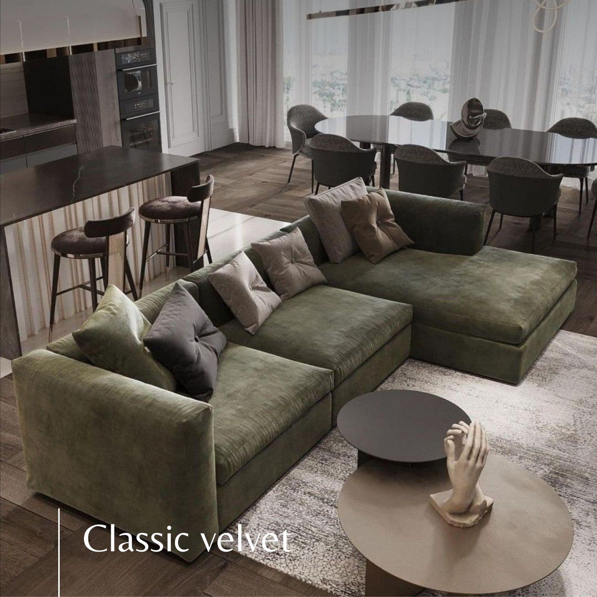 Velvet is predicted to be the prominent material of 2024 