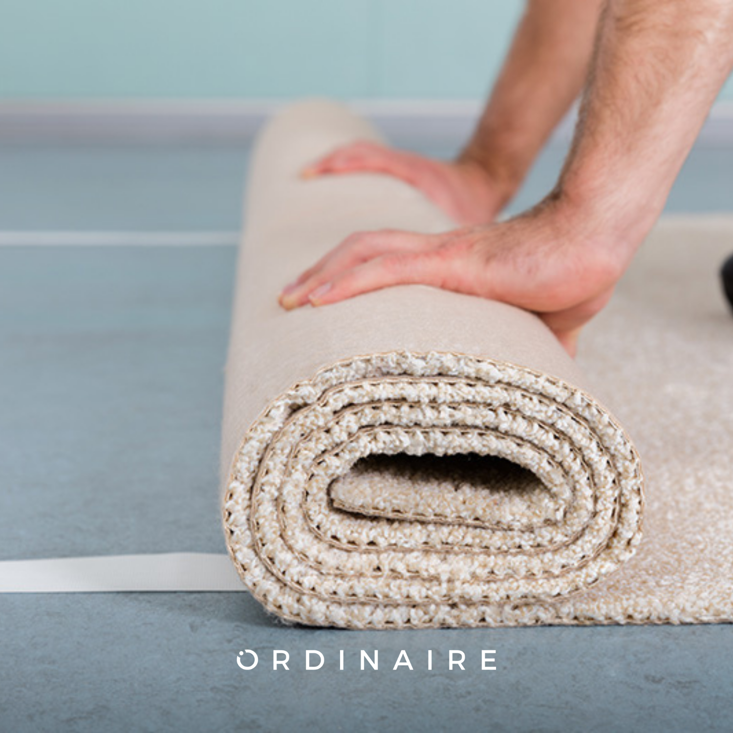 Store properly rugs at home