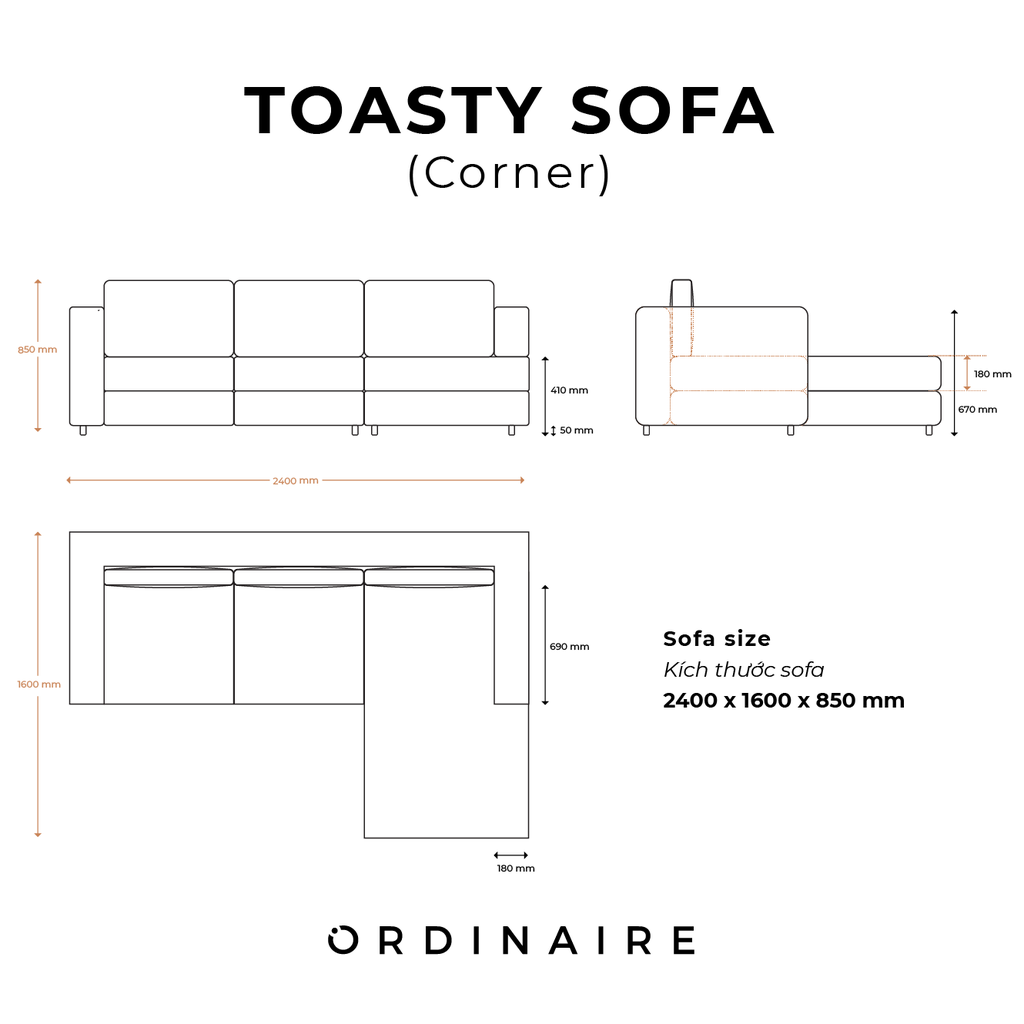 TOASTY SOFA