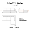 TOASTY SOFA