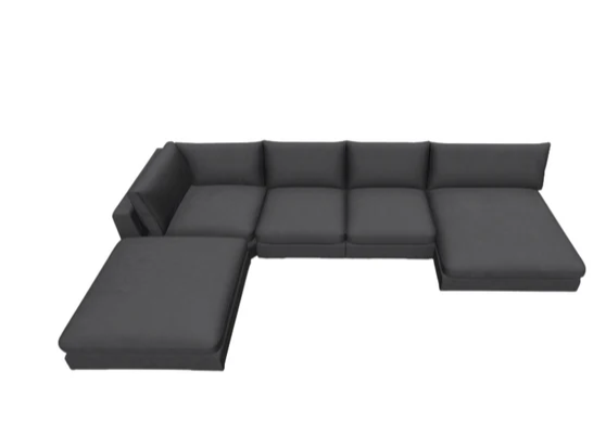 ORD-SOFA-ALTHEA 5 Piece (3100-900-1600/1750, Grace-1)